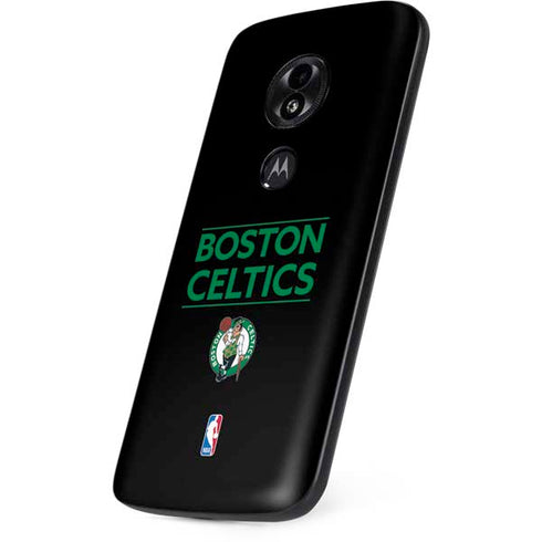 NBA Boston Celtics Standard - Black Moto E5 Play Skin